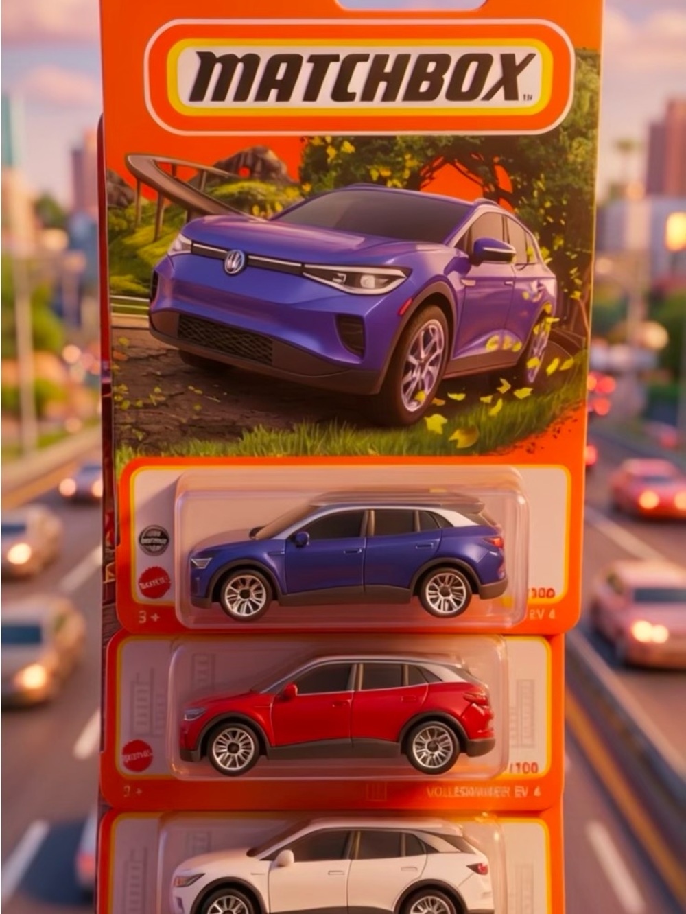 Matchbox Purple Volkswagen ID.4 Die-Cast Toy Car